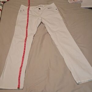 INC International Concepts Women's Straight Leg White Jeans, 2